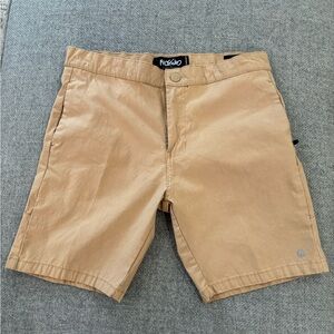 Mossimo Supply Co Tan Flat Front Shorts Classic Design